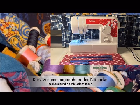 Kurz genäht: Schlüsselband / Schlüsselanhänger